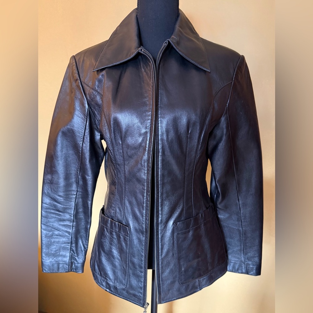Wilson Women's Black Leather Jacket
